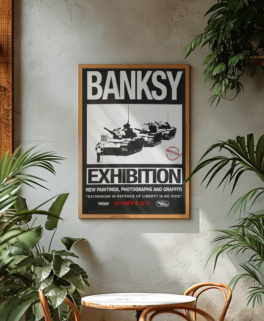 Banksy Exhibition Poster