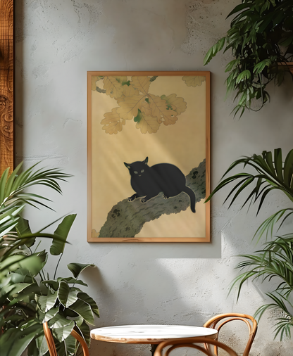 Hishida Shunsō - Black Cat (Kuroki Neko)