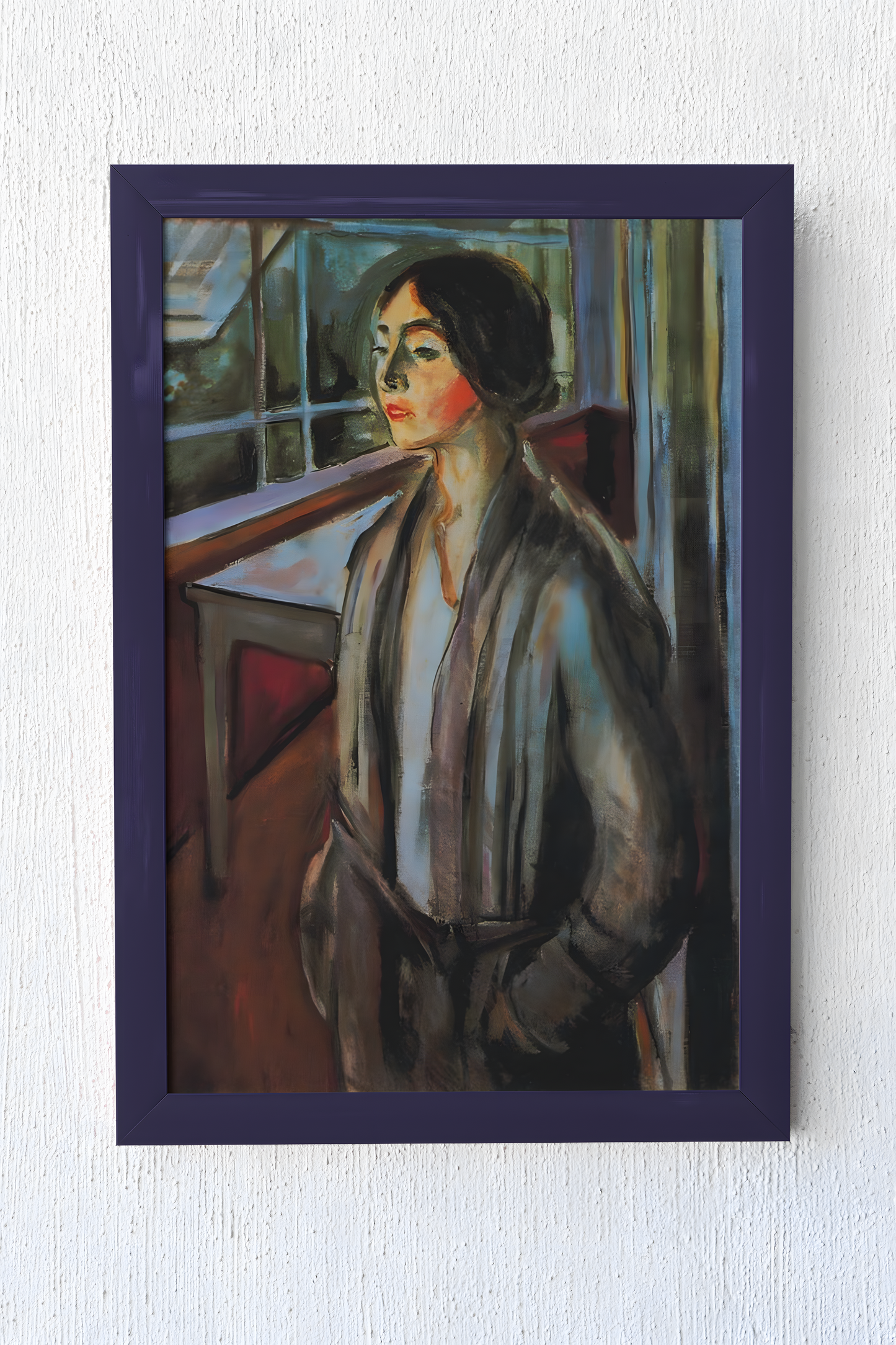 Edvard Munch Kunstsamling • Blanding av ulike verk #2 Woman on the varandah