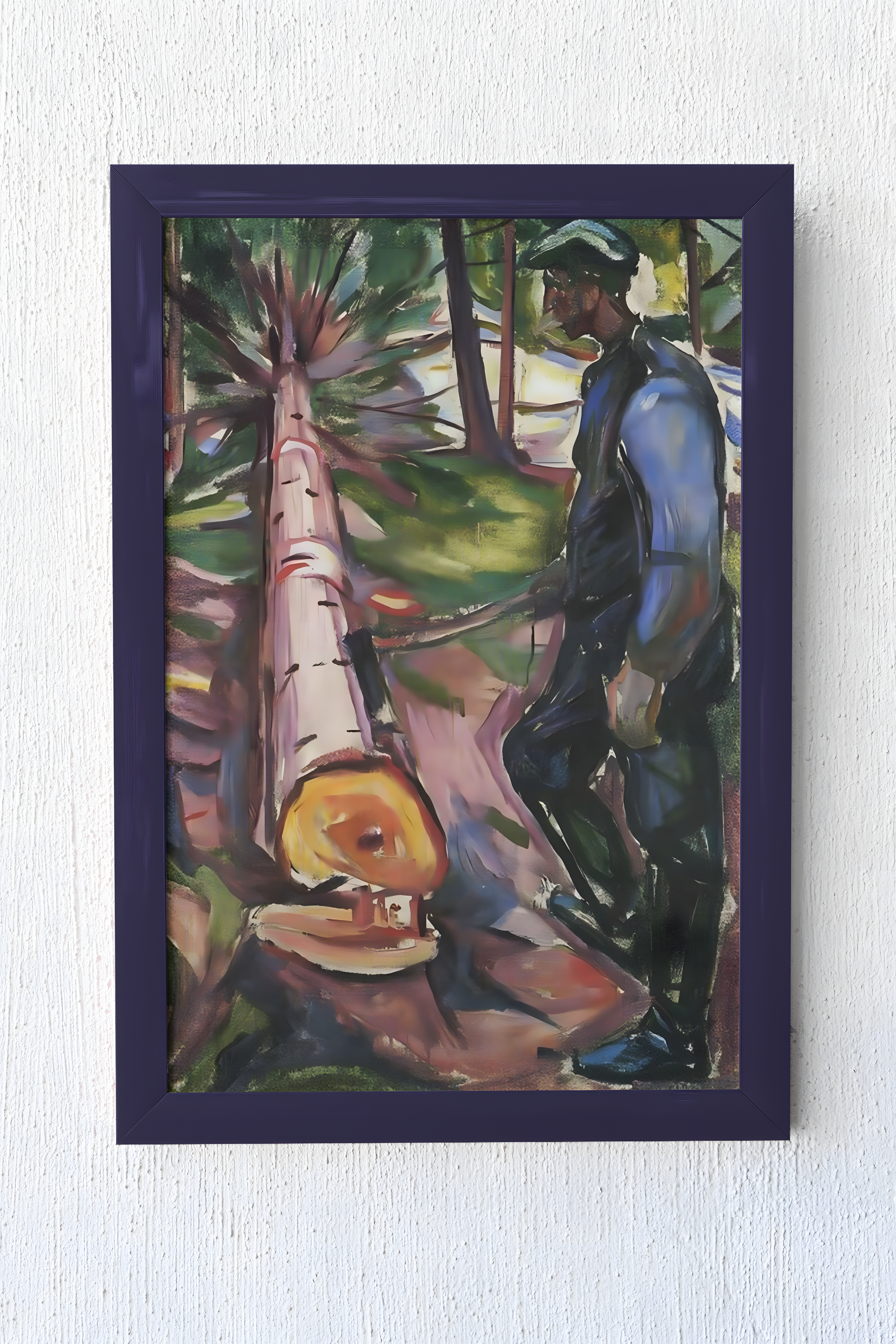 Edvard Munch Kunstsamling • Blanding av ulike verk #4 The lumberjack