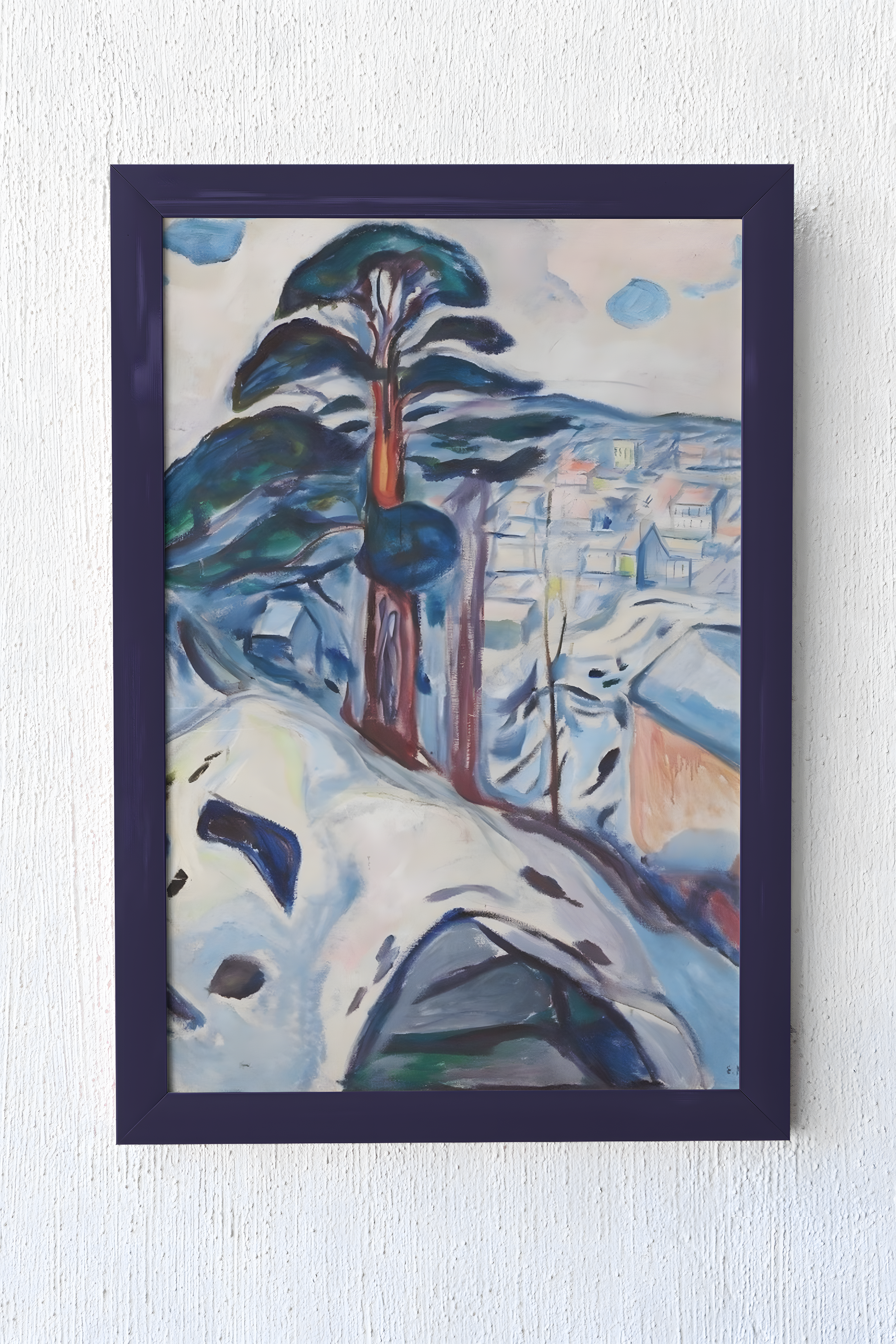 Edvard Munch Kunstsamling • Blanding av ulike verk #7 Winter in Kragerø