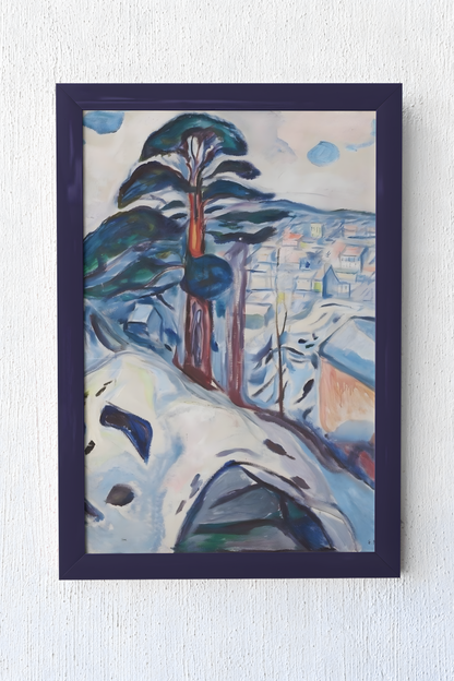 Edvard Munch Kunstsamling • Blanding av ulike verk #7 Winter in Kragerø