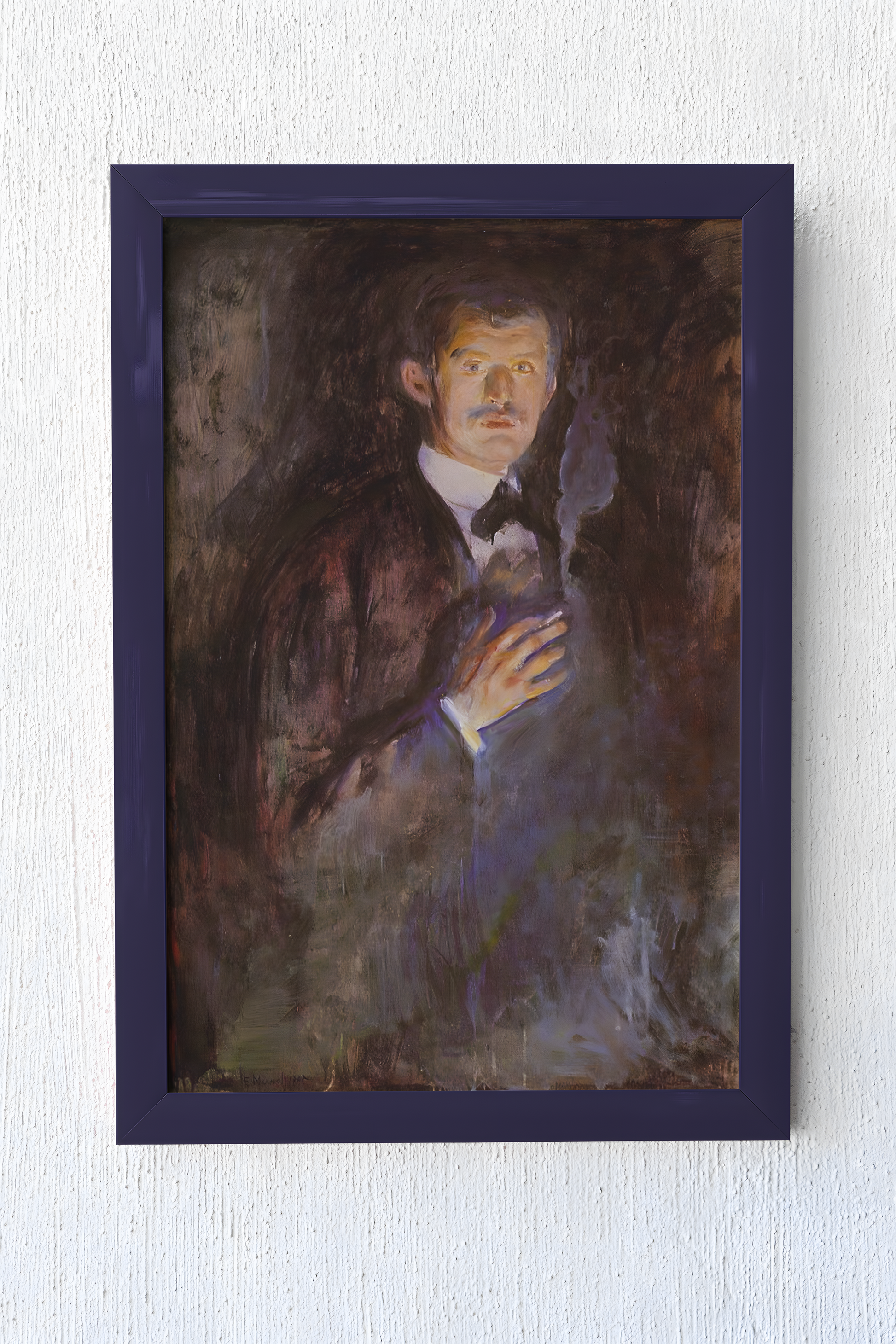 Edvard Munch Kunstsamling • Blanding av ulike verk #14 Self-portrait