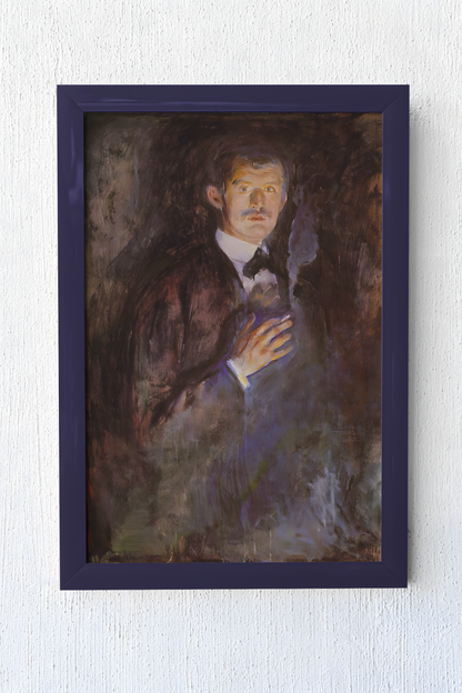 Edvard Munch Kunstsamling • Blanding av ulike verk #14 Self-portrait