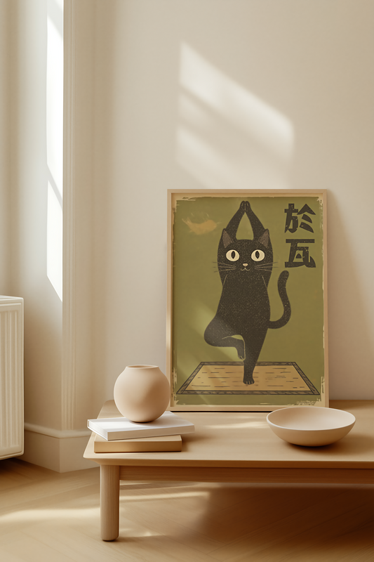 Japanese Yoga Cat