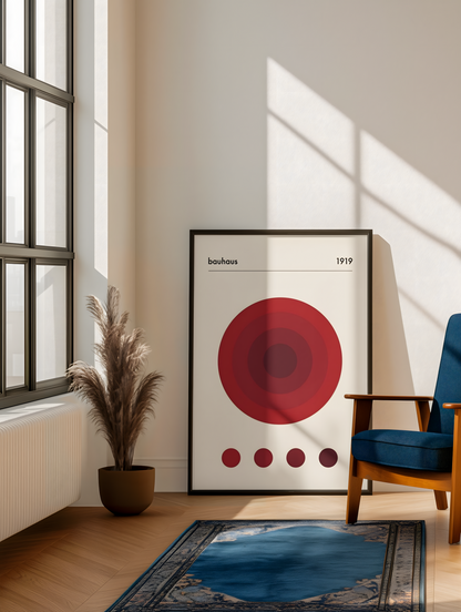 Bauhaus 1919 Rød