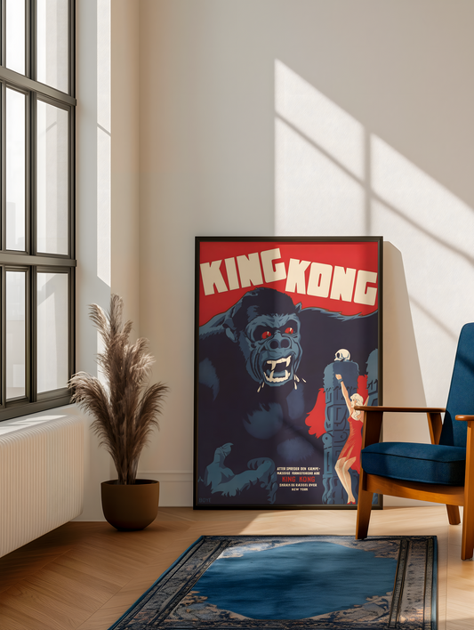King Kong Vintage Poster (Dansk)