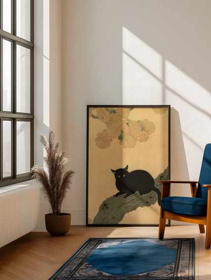 Hishida Shunsō - Black Cat (Kuroki Neko)