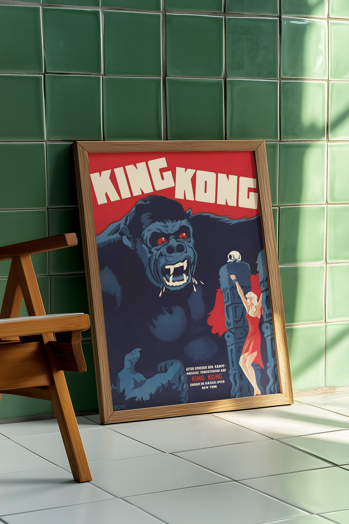 King Kong Vintage Poster (Dansk)