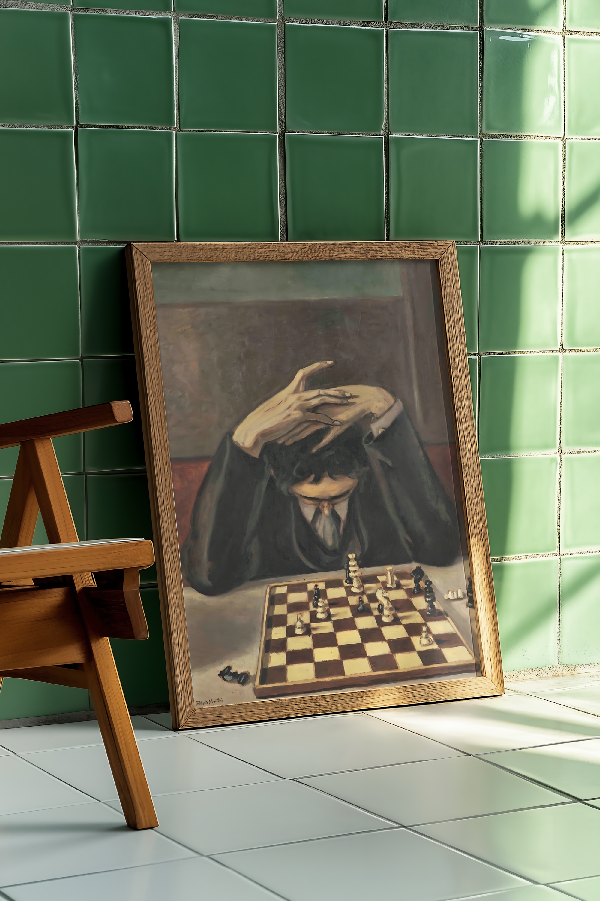 Alberto Martini - The Chess Player (1950)