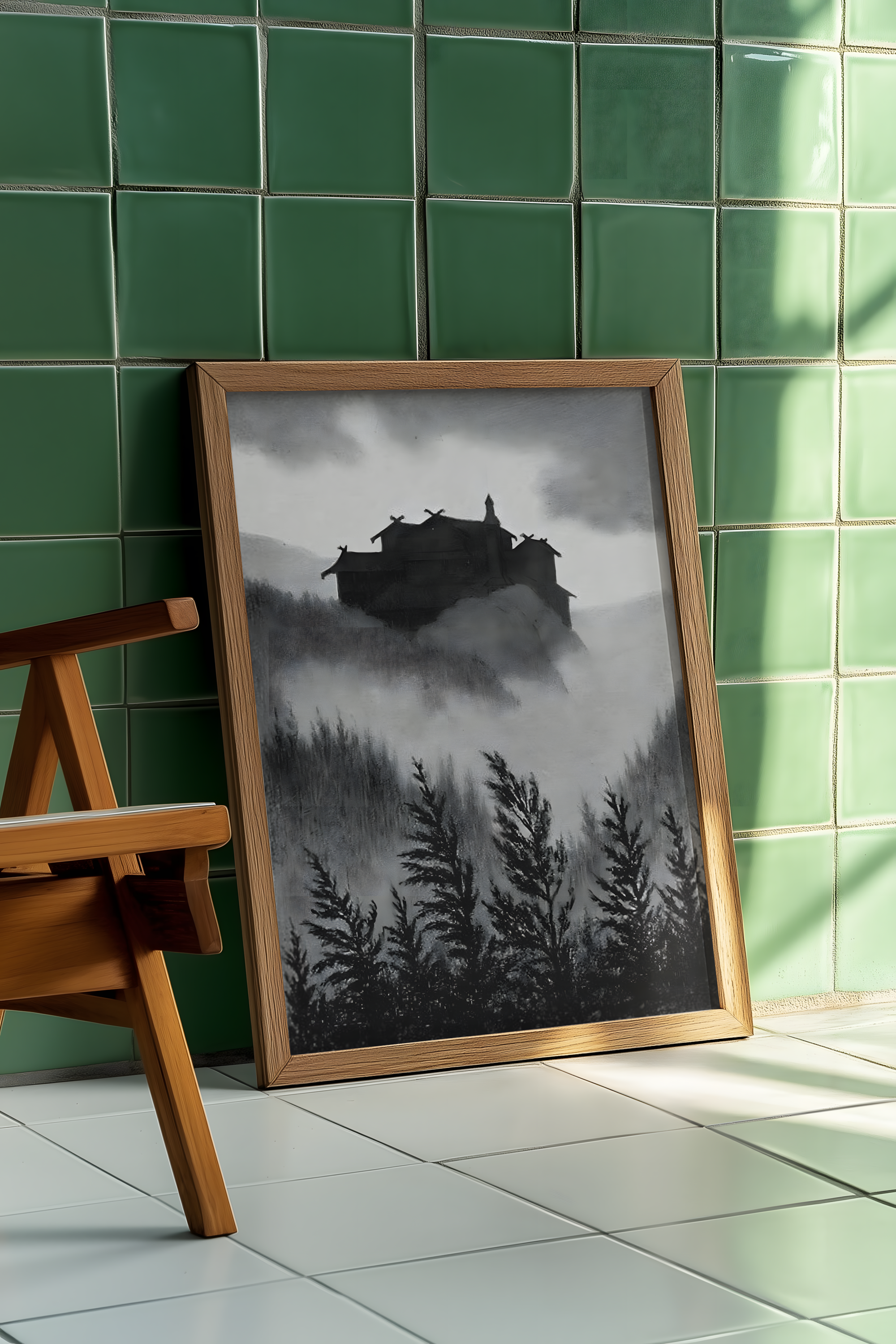 Theodor Kittelsen - Til Den Grønne Ridder (To the Green Knight)