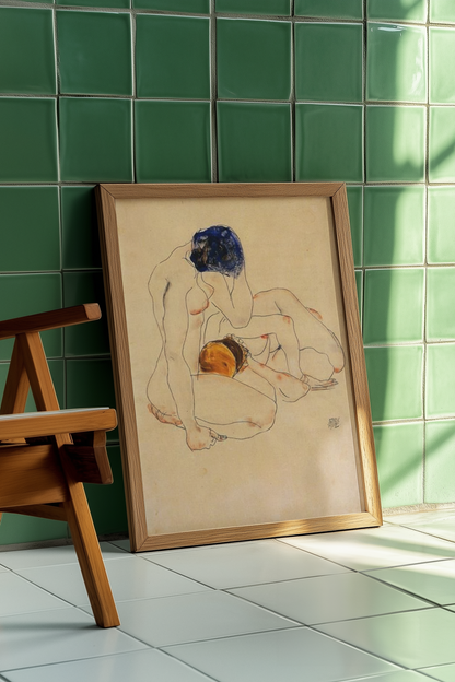 Egon Schiele - Two Friends