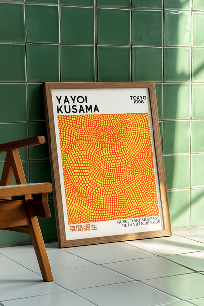 Yayoi Kusama Museum Poster 1998