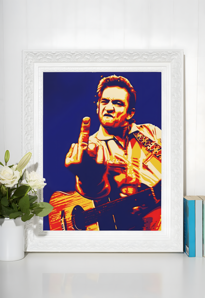 Johnny Cash Kunstsamling - Kunsttrykk A3+/A3 - Uten ramme