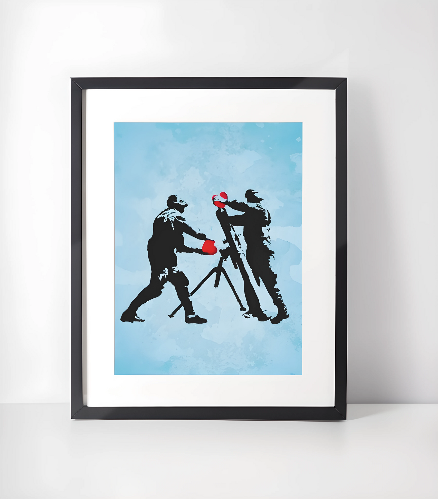 Banksy Gatekunst - Samling - Kunsttrykk A3+/A3 - Uten ramme #1 Graffiti Bomber av Banksy