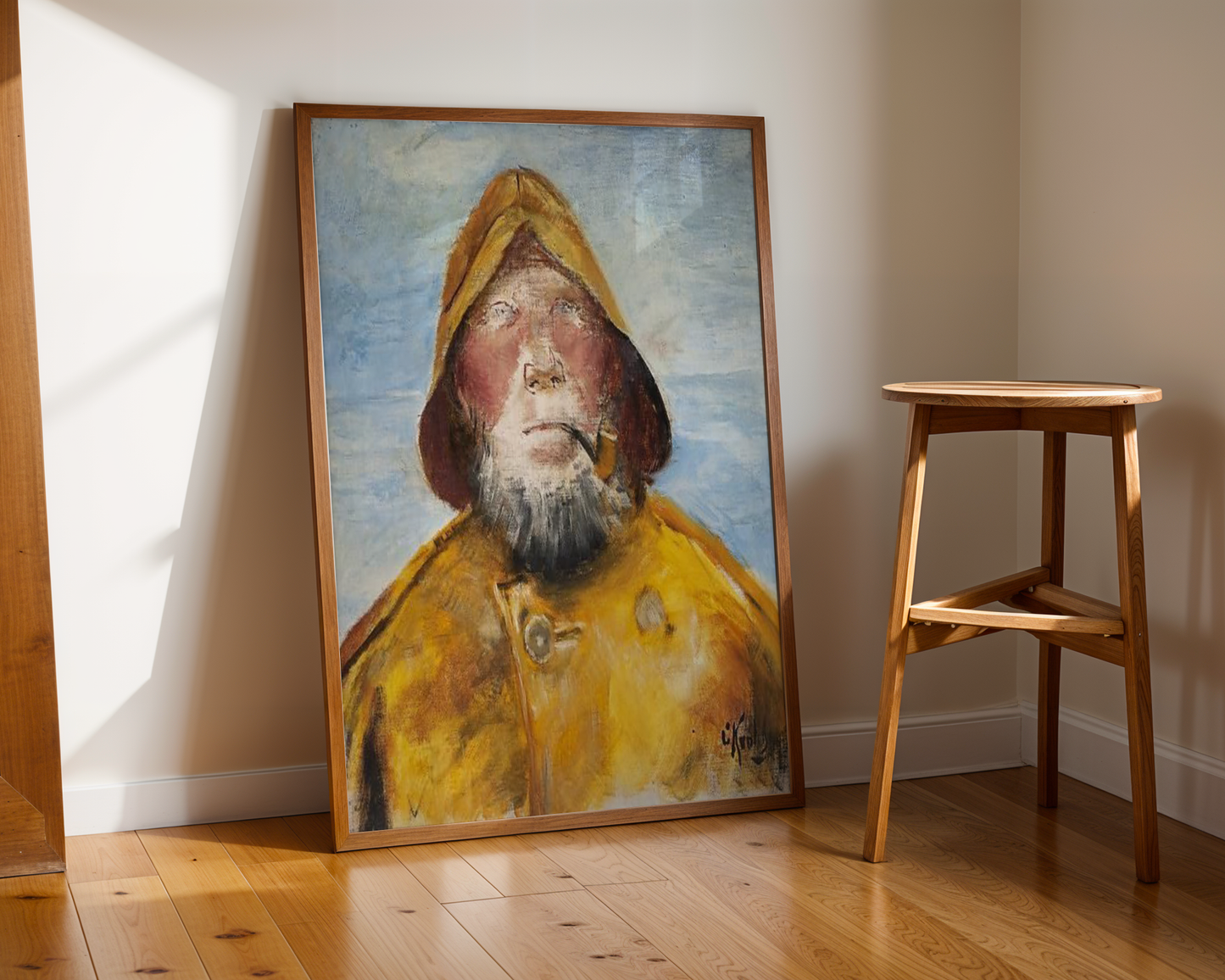 Christian Krohg - Fisker med pipe