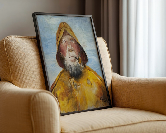 Christian Krohg - Fisker med pipe