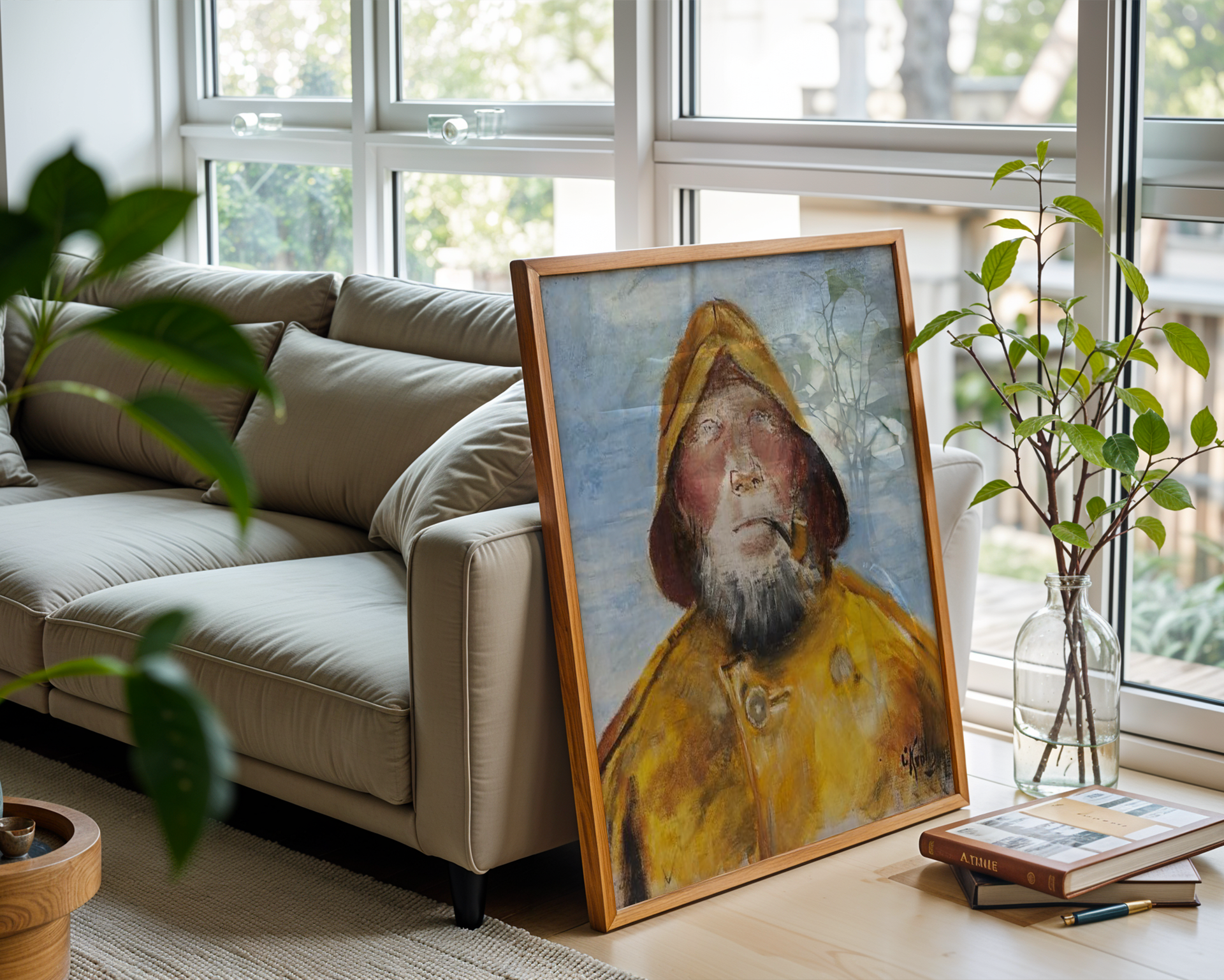 Christian Krohg - Fisker med pipe