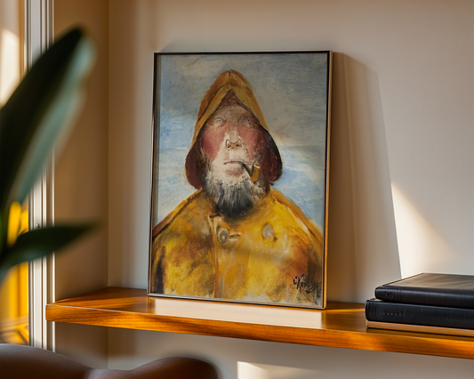 Christian Krohg - Fisker med pipe