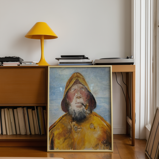 Christian Krohg - Fisker med pipe