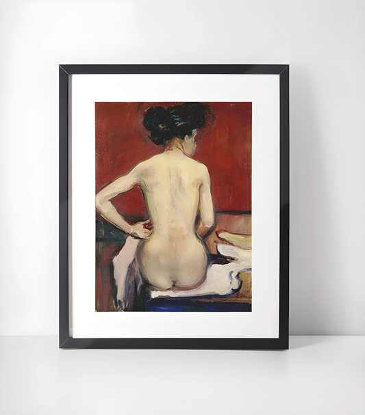 Edvard Munch Nakne Malerier Kunstsamling - Kunsttrykk A3+/A3 - Uten ramme #1 Edvard Munch