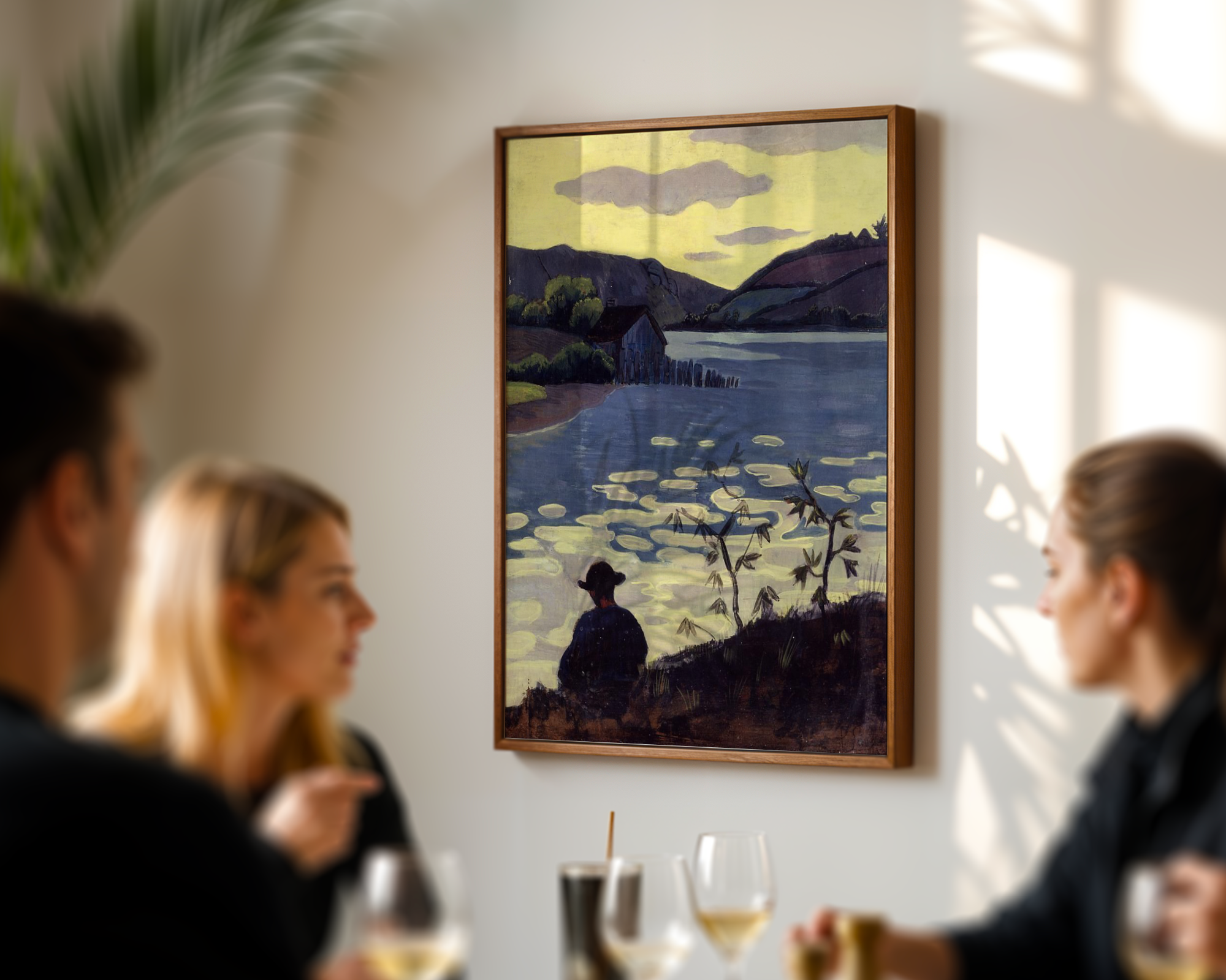 Paul Sérusier - Fisherman on the Laita (1890)
