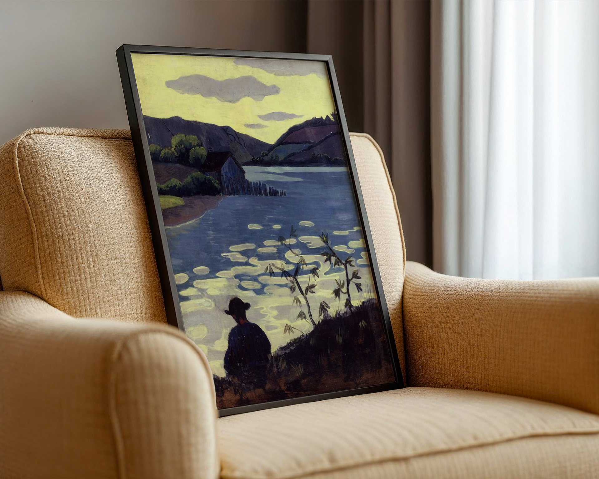 Paul Sérusier - Fisherman on the Laita (1890)