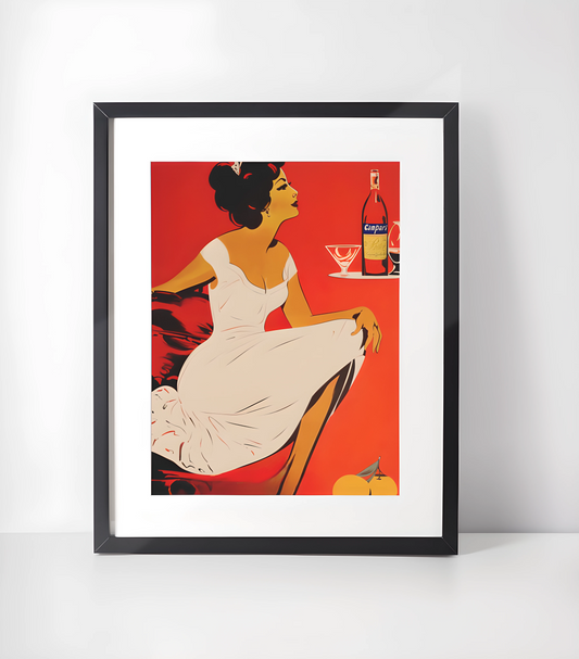 Kunst til Bar - Kunstsamling - Kunsttrykk A3+/A3 - Uten ramme #10 Dame i Kjole
