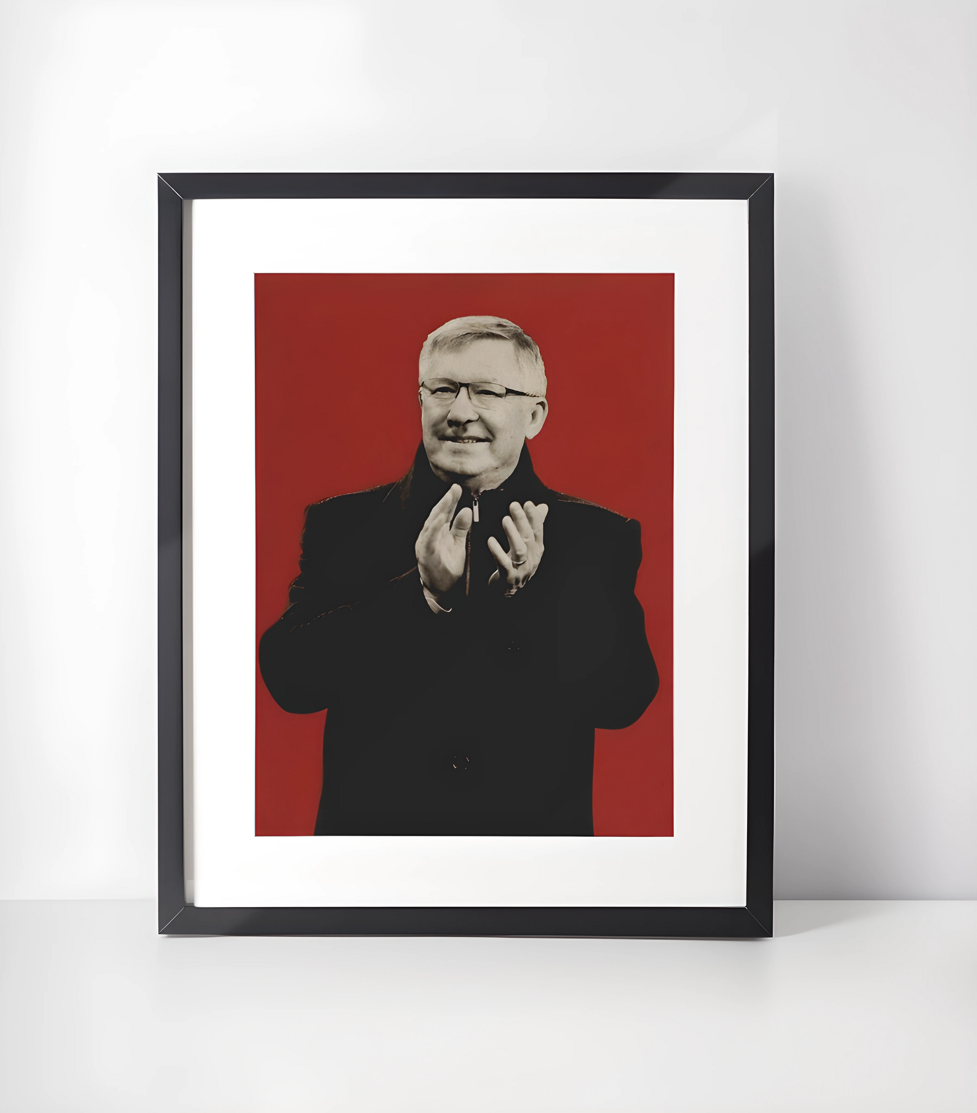 Manchester United Fotballkunst - Samling - Kunsttrykk A3+/A3 - Uten ramme #23 Sir Alex Ferguson