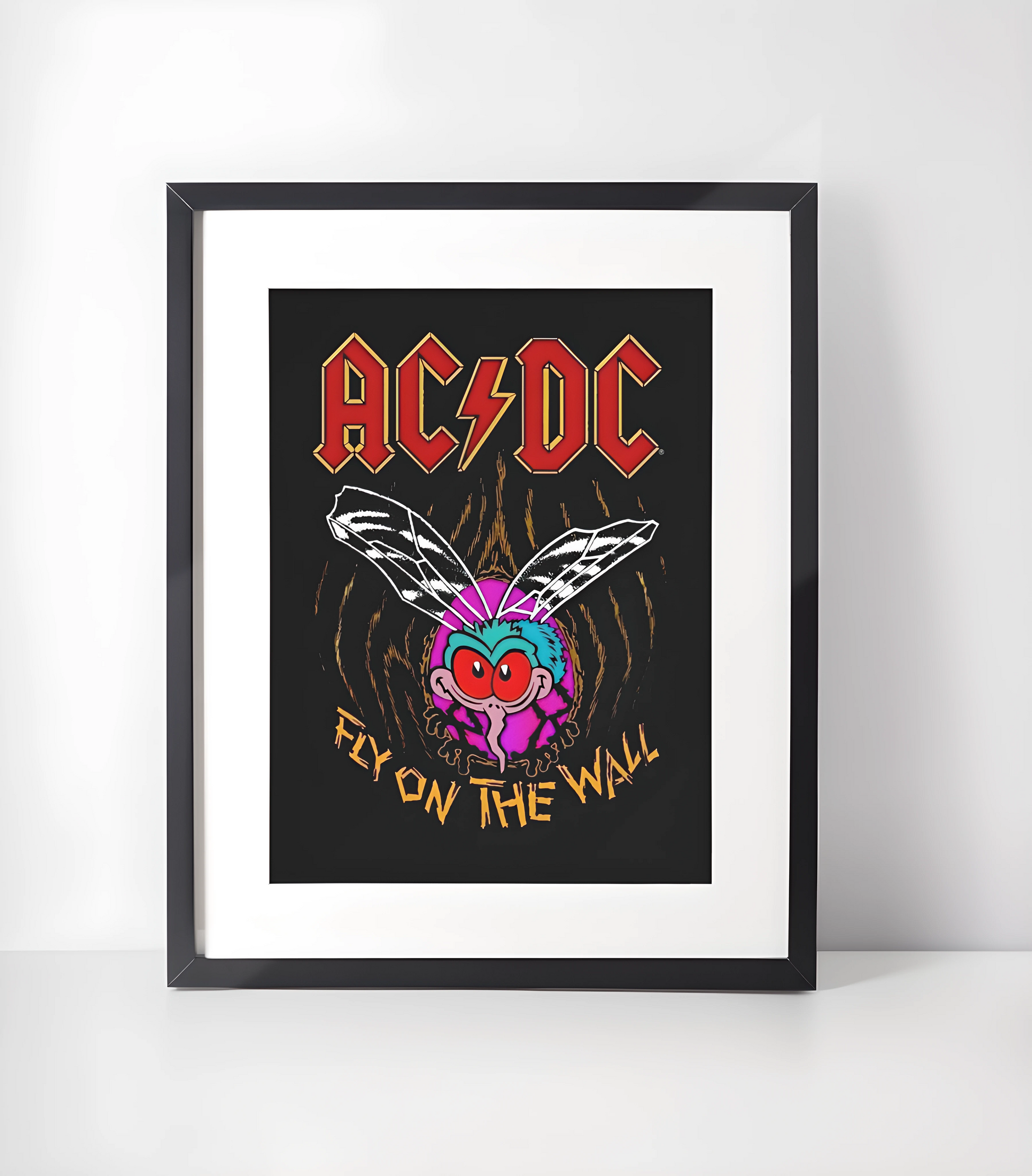 AC/DC Fly On The Wall Kunstsamling - Kunsttrykk A3+/A3 - Uten ramme
