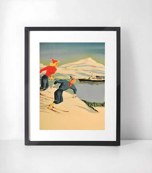 SkiKunst - Samling - Kunsttrykk A3+/A3 - Uten ramme