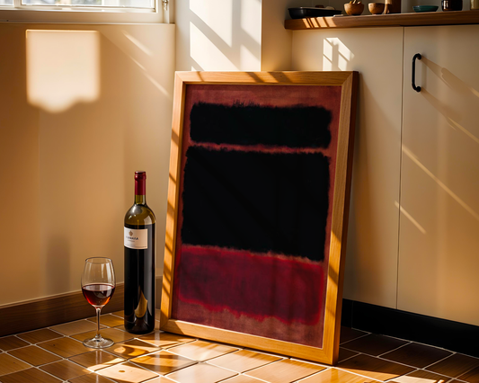 Mark Rothko - Black in Deep Red (1957)