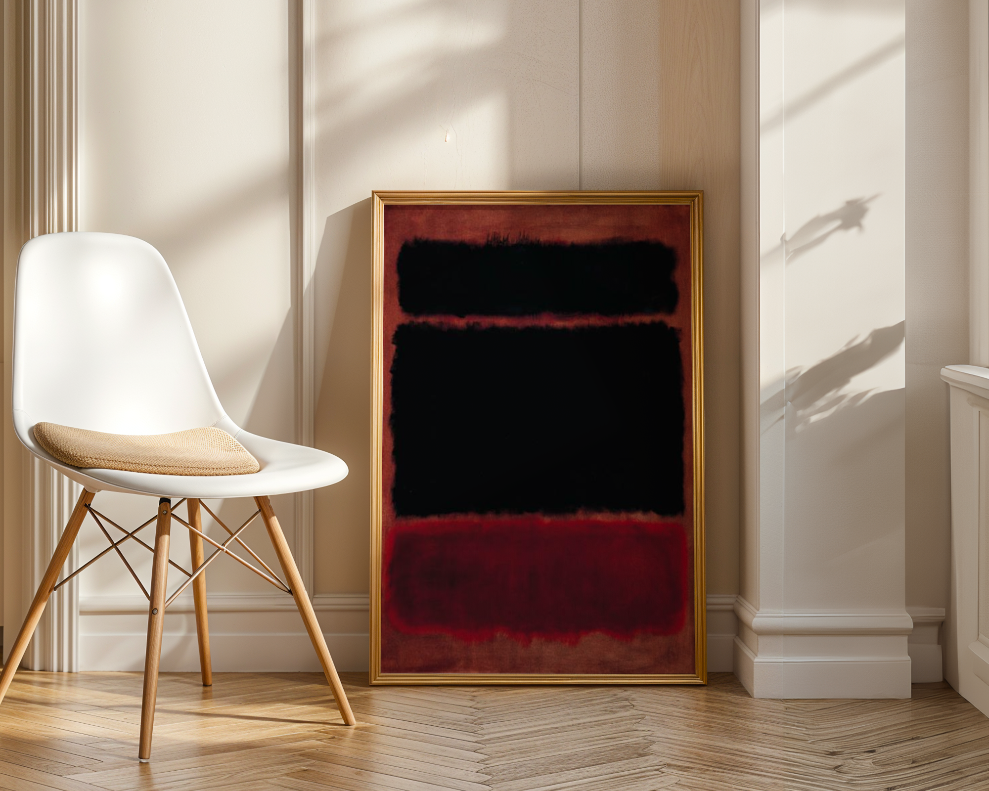 Mark Rothko - Black in Deep Red (1957)