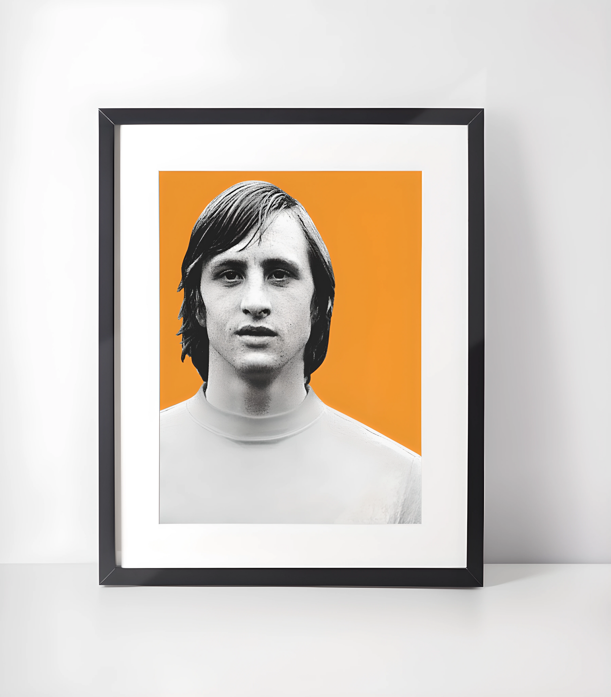 Kenny Dalglish - Fotball Ikoner Kunstsamling - Kunsttrykk A3+/A3 - Uten ramme #8 Johan Cruyff