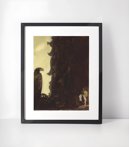 John Bauer (1882–1918) Kunstsamling - Kunsttrykk A3+/A3 - Uten ramme #6 Not Afraid - John Bauer