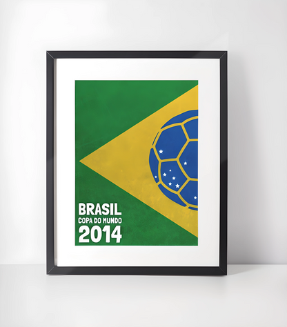 Fotball VM-Plakater Kunstsamling - Kunsttrykk A3+/A3 - Uten ramme