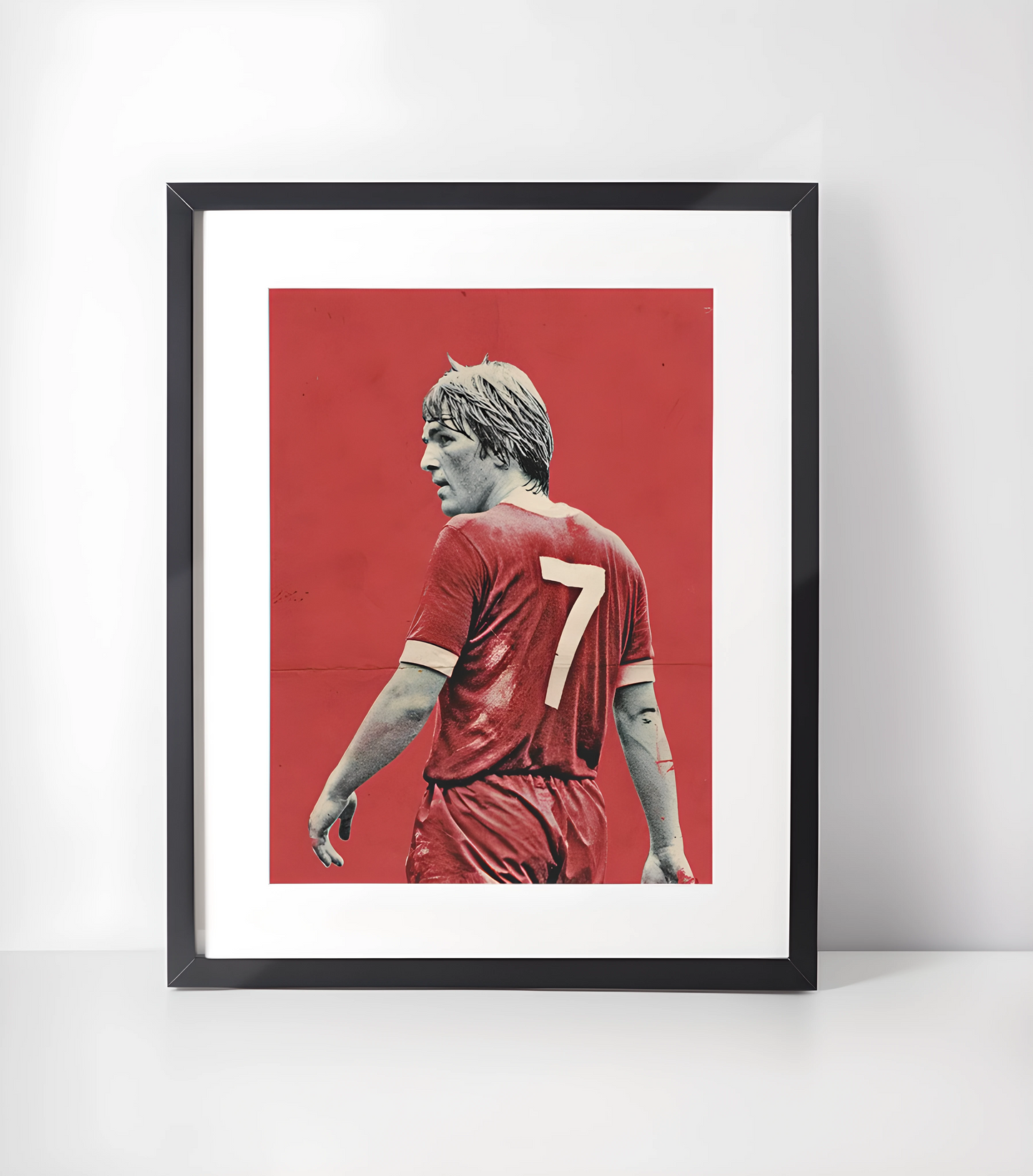 Kenny Dalglish - Fotball Ikoner Kunstsamling - Kunsttrykk A3+/A3 - Uten ramme #1 Dalglish