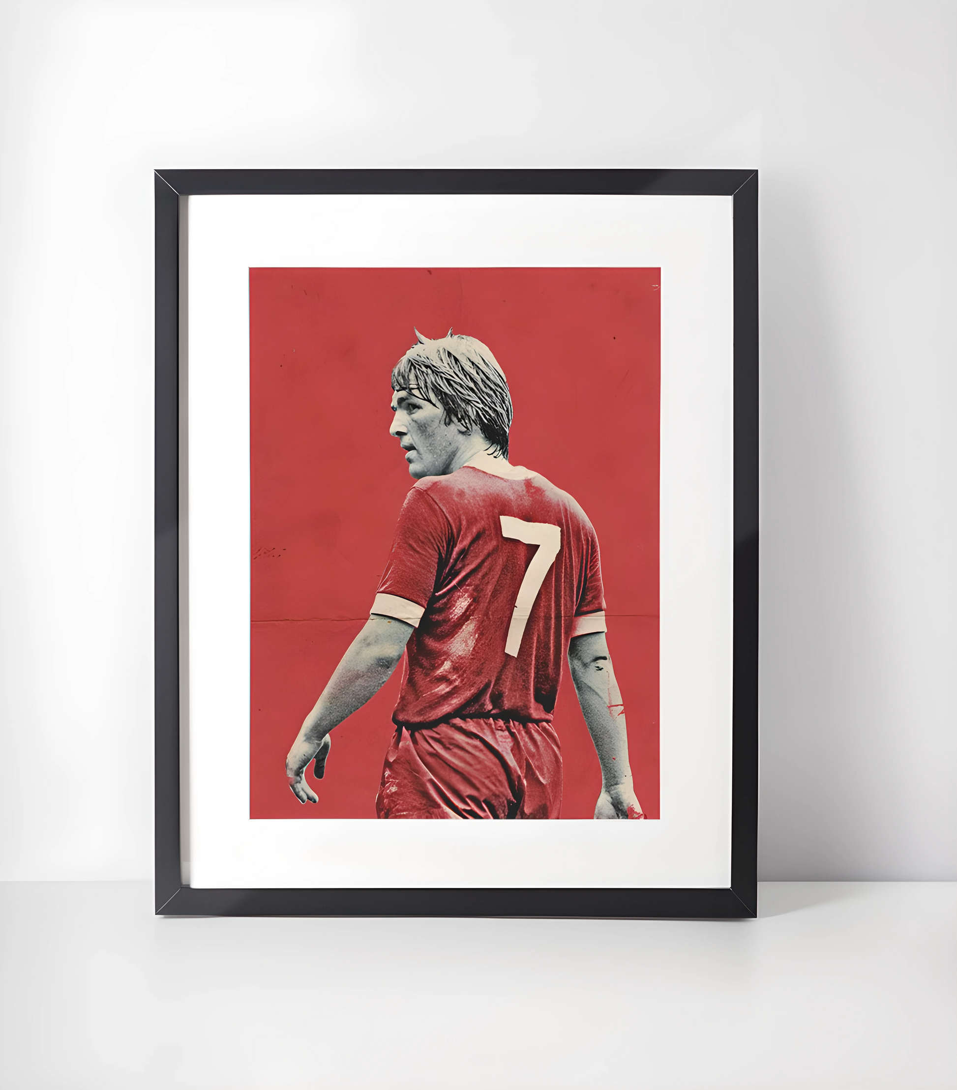 Kenny Dalglish - Fotball Ikoner Kunstsamling - Kunsttrykk A3+/A3 - Uten ramme #1 Dalglish