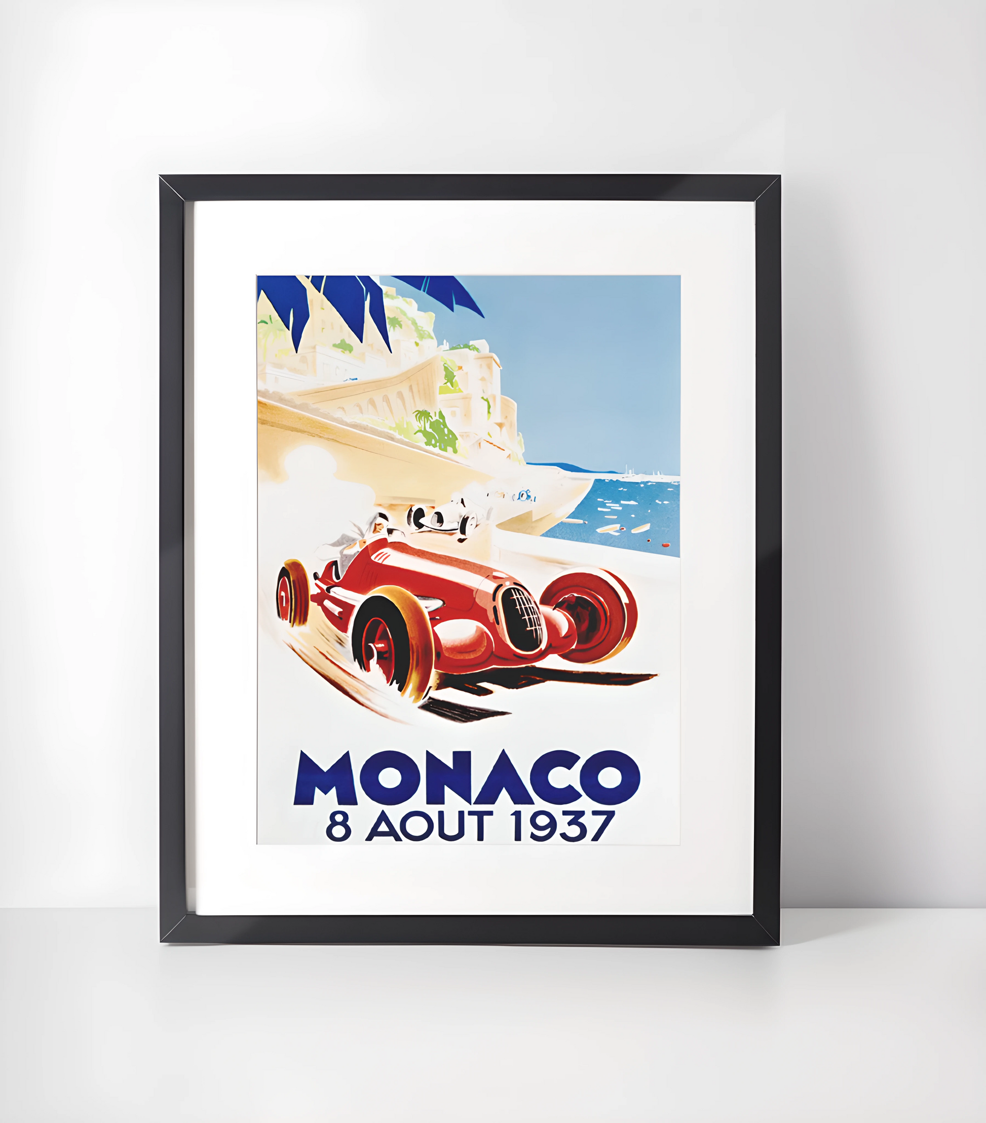 Monaco Grand Prix Kunstsamling - Kunsttrykk A3+/A3 - Uten ramme