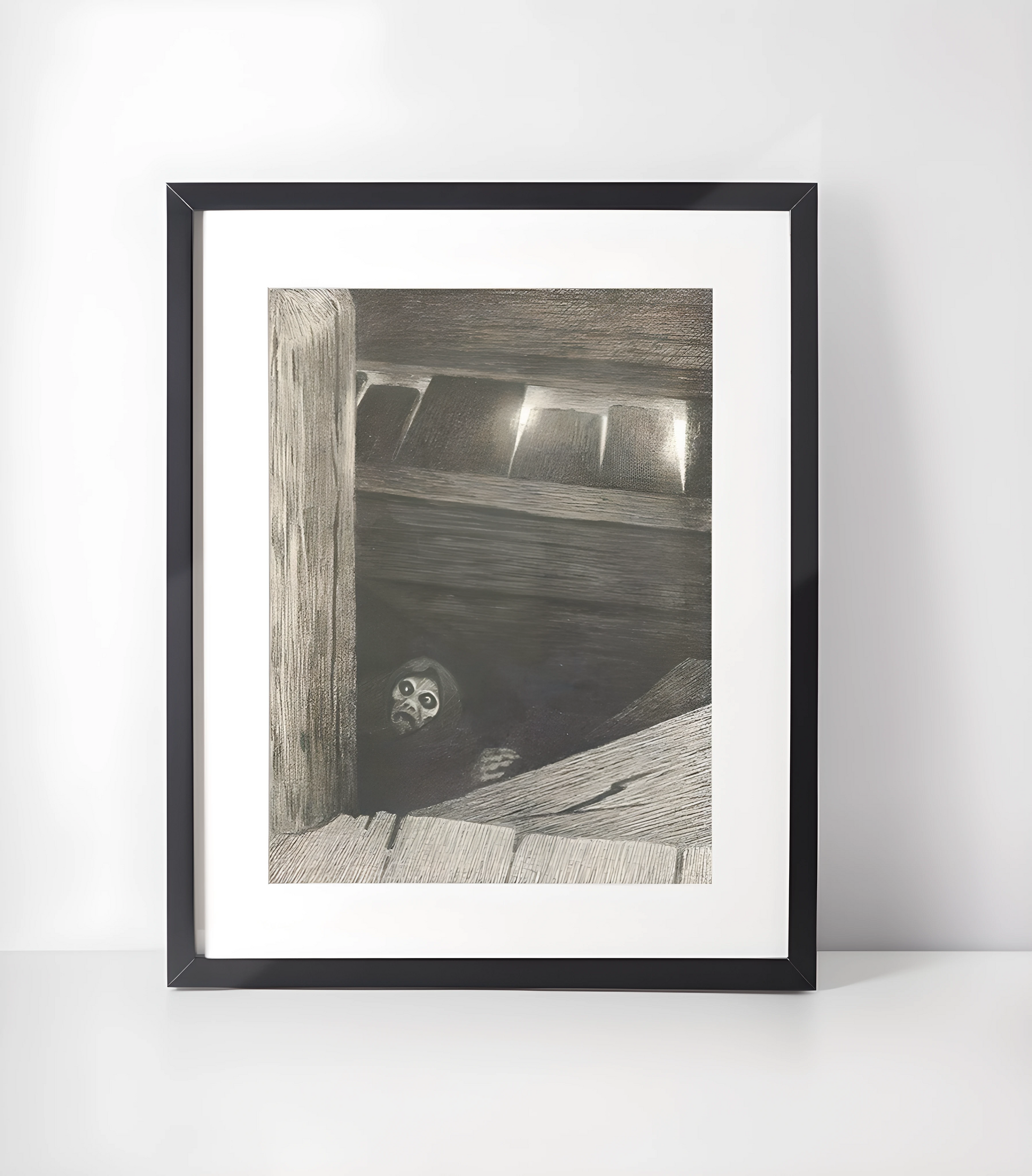 Pesta I Trappen 1896 T.Kittelsen - Samling - Kunsttrykk A3+/A3 - Uten ramme