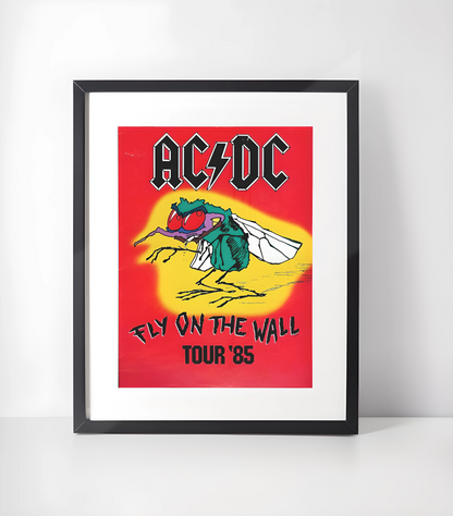 AC/DC Fly On The Wall Kunstsamling - Kunsttrykk A3+/A3 - Uten ramme