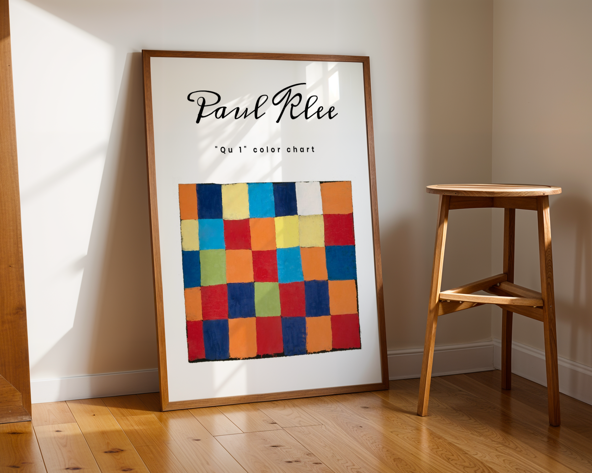 Paul Klee - "Qu 1" Color Chart