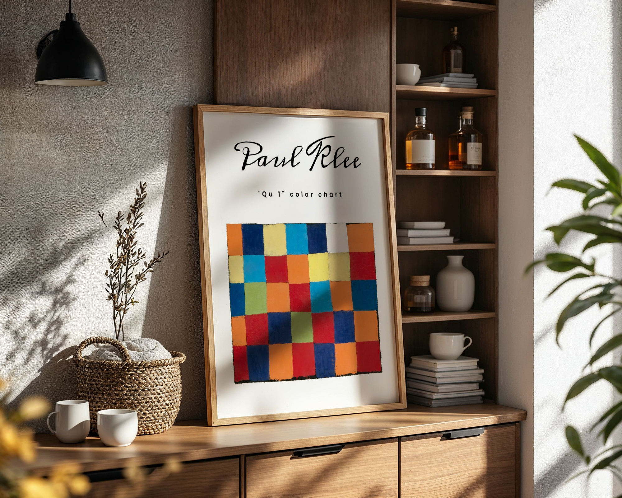 Paul Klee - "Qu 1" Color Chart