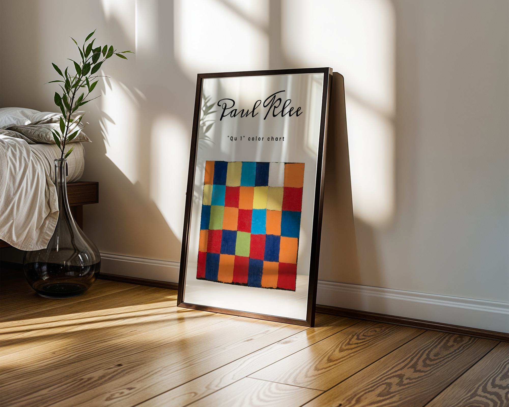 Paul Klee - "Qu 1" Color Chart