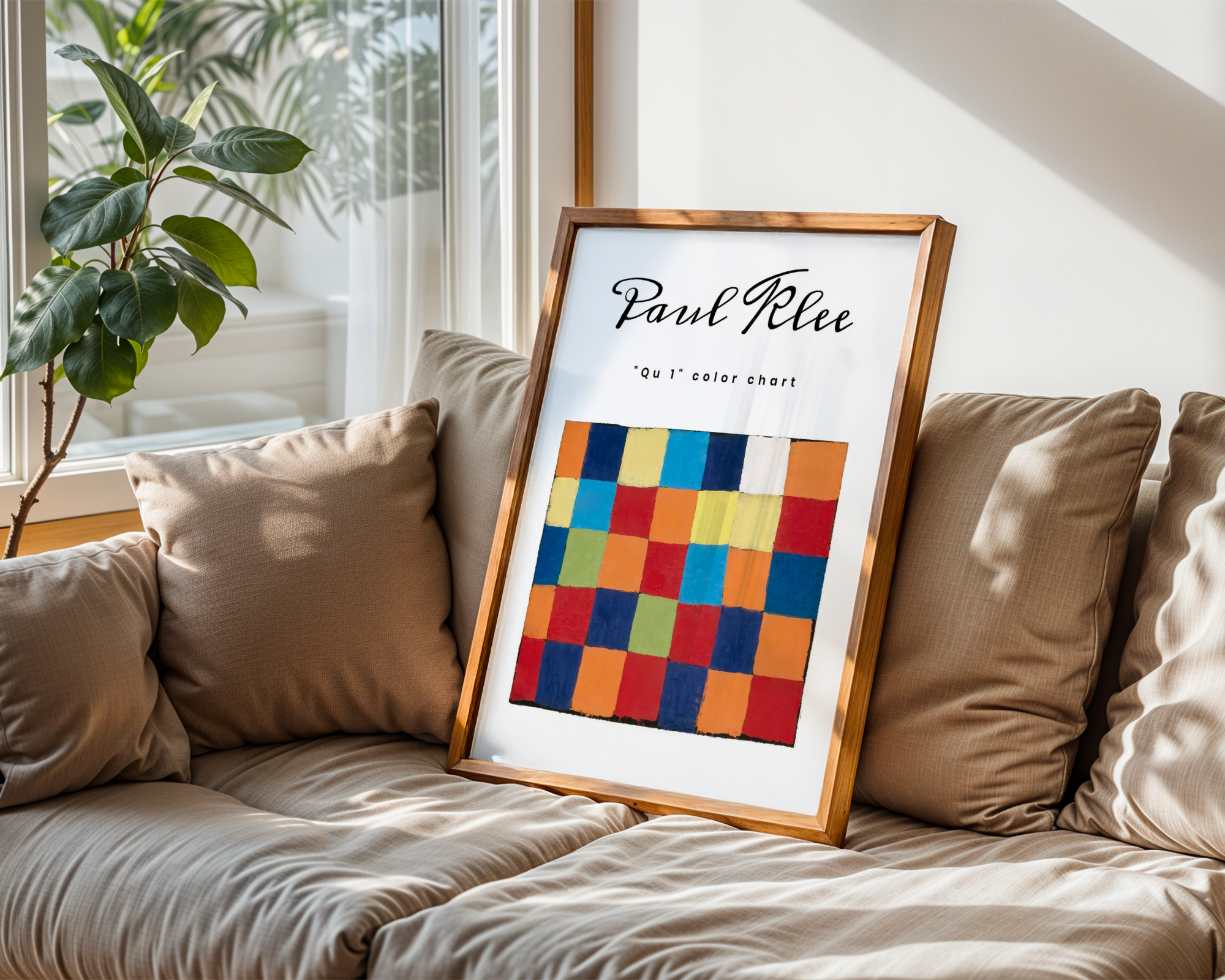 Paul Klee - "Qu 1" Color Chart