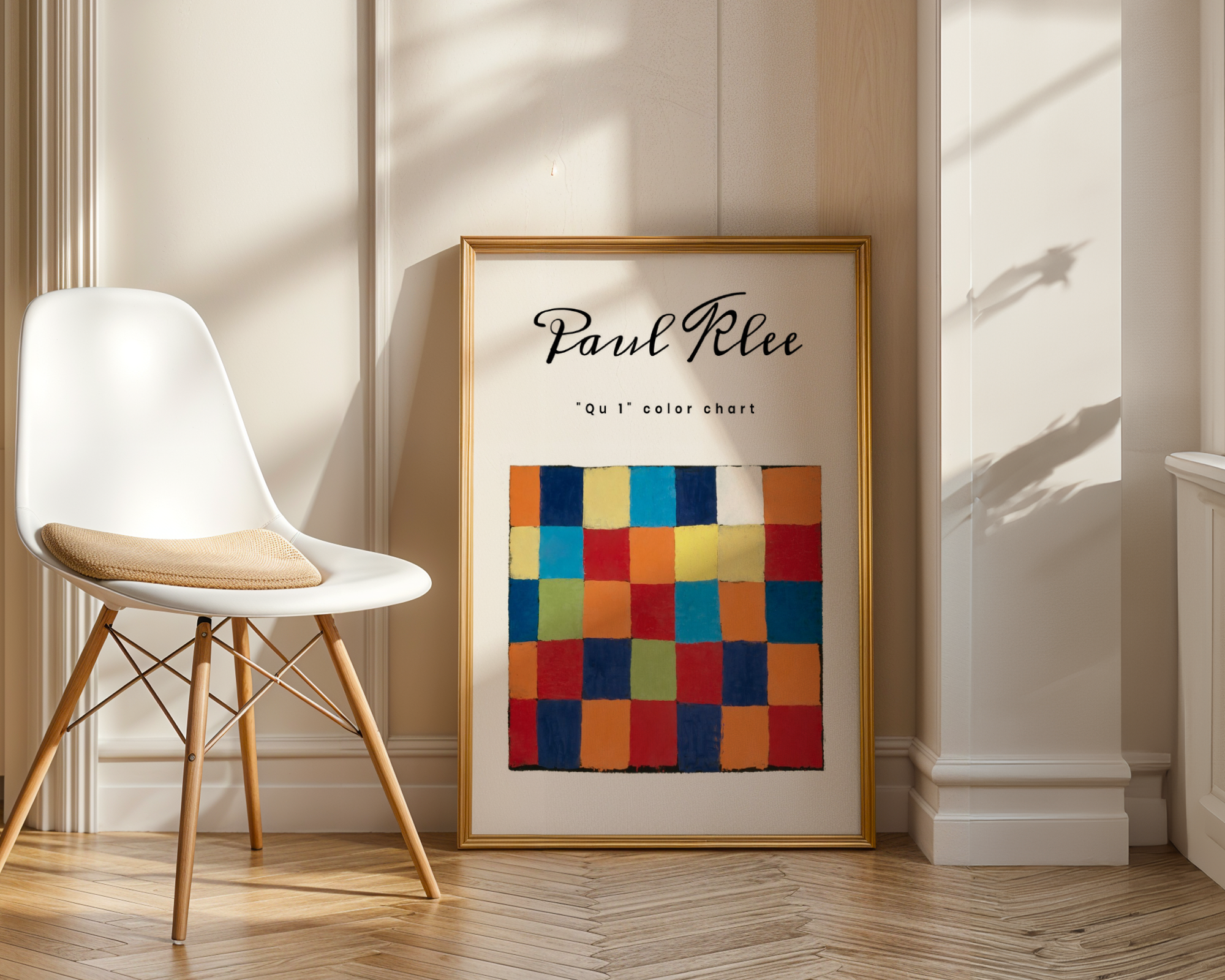 Paul Klee - "Qu 1" Color Chart