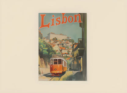 Lisboa Portugal Kunst- Samling - Kunsttrykk A3+/A3 - Uten ramme