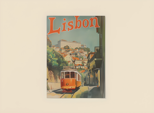 Lisboa Portugal Kunst- Samling - Kunsttrykk A3+/A3 - Uten ramme