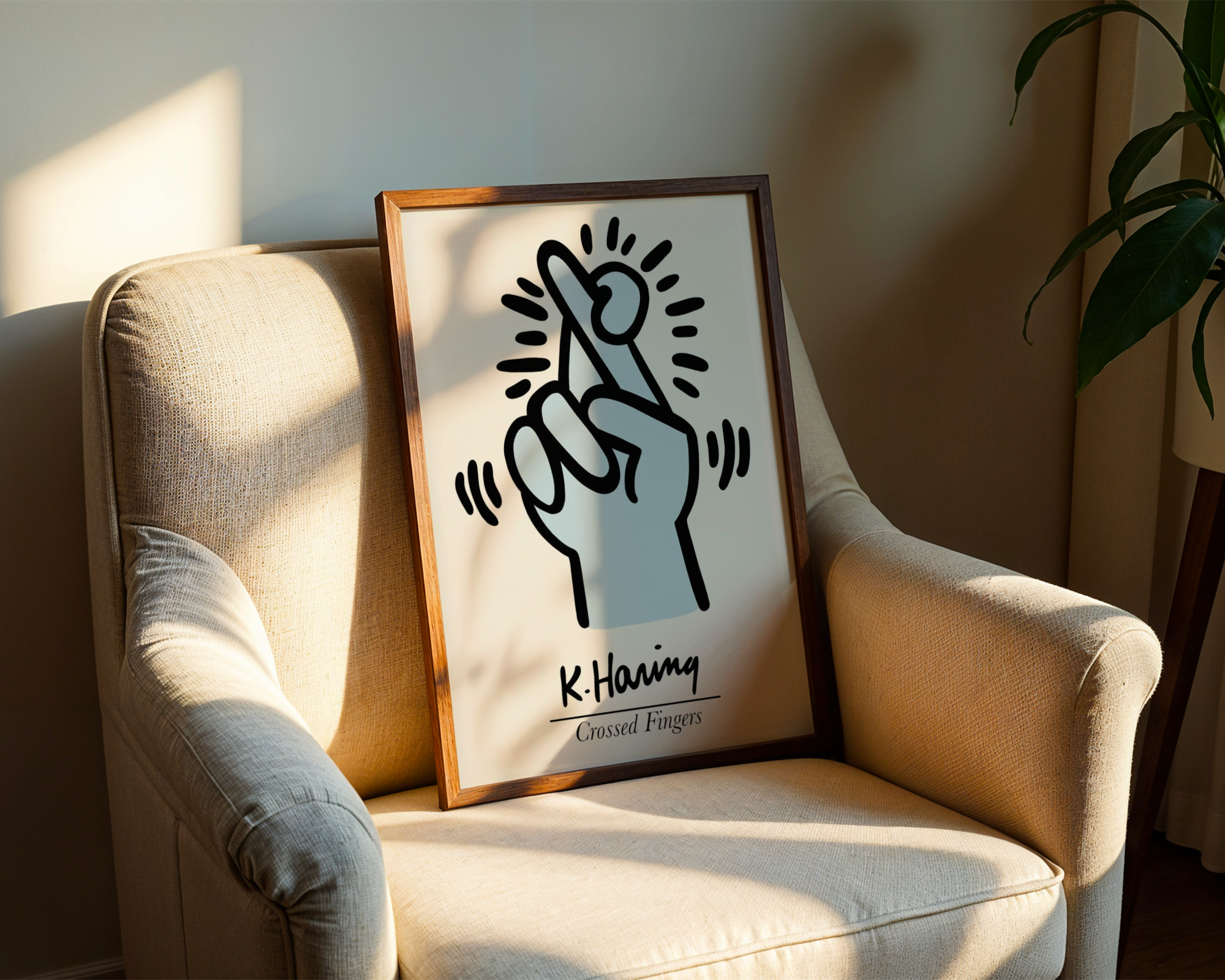 Keith Haring - Crossed Fingers