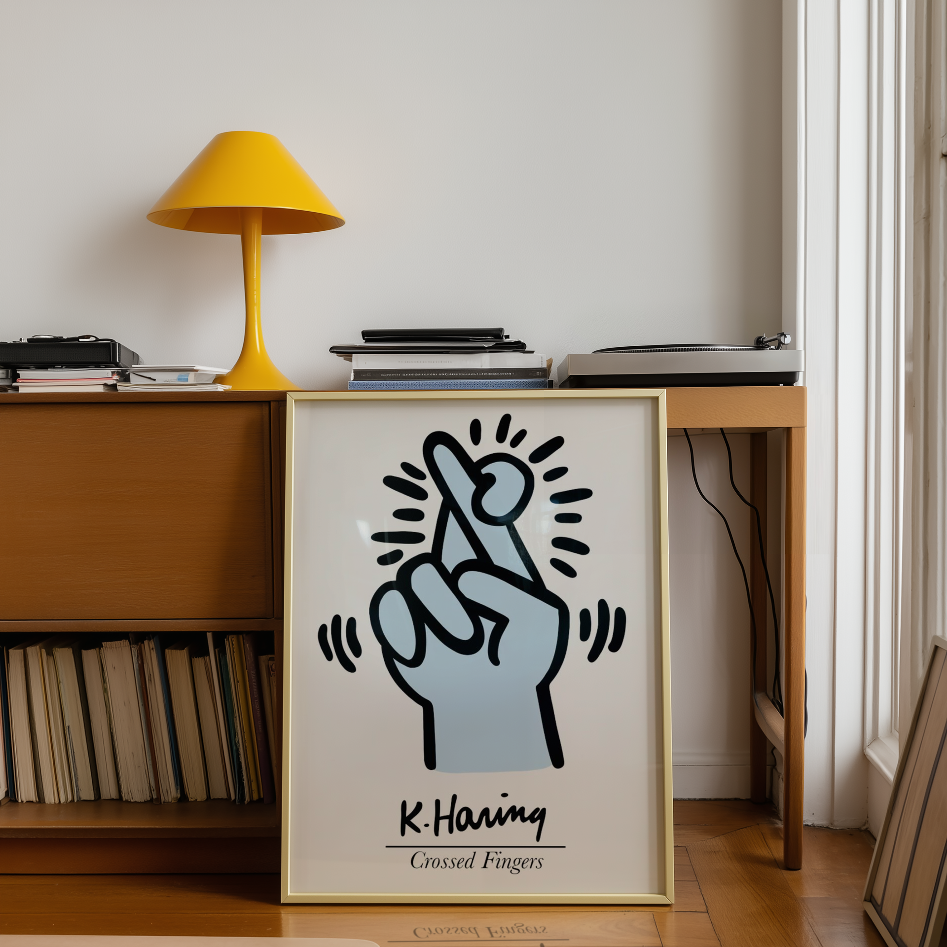 Keith Haring - Crossed Fingers